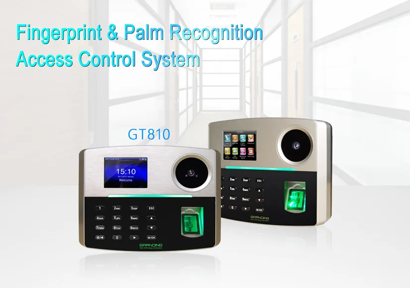(GT810) Palm and Fingerprint Access Controller with Internal Poe Function
