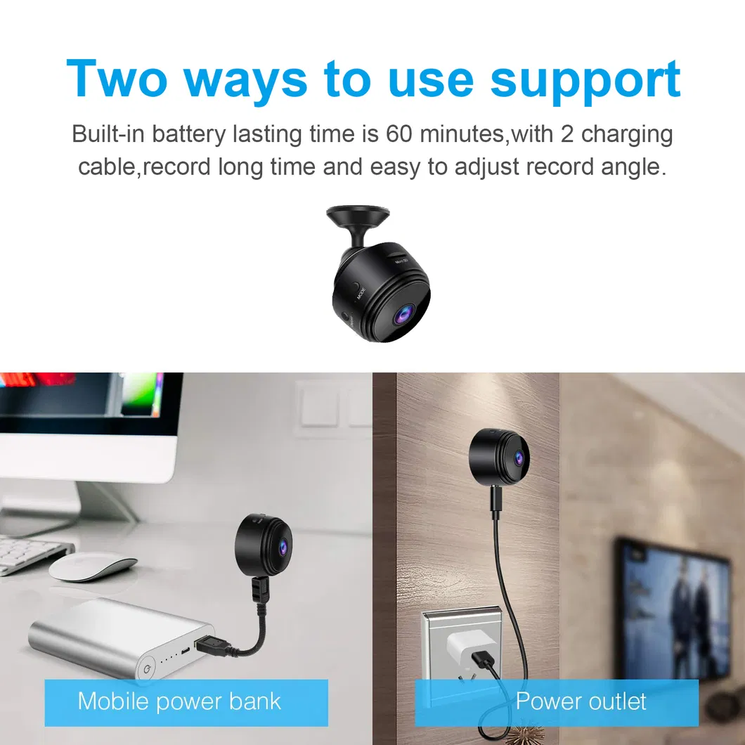 1080P Wireless HD Mini Spy CCTV WiFi Network Home Security Night Vision Camera