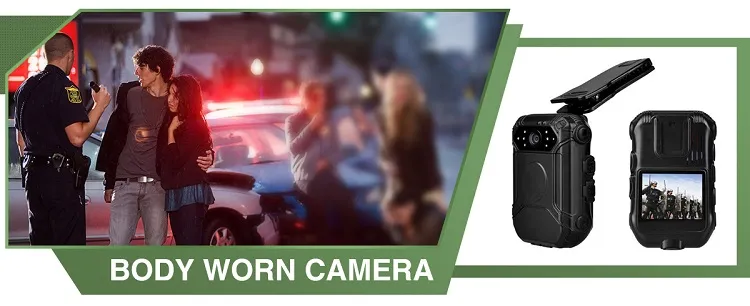 1296p Police Camera Body Worn Camera Wearable Wireless Video Night Vision Camera