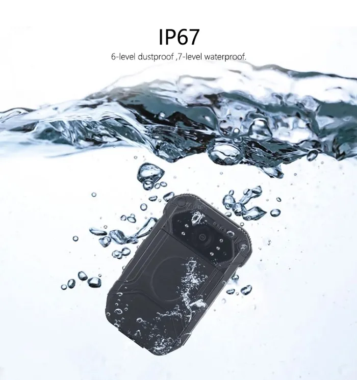 1296p Police Camera Body Worn Camera Wearable Wireless Video Night Vision Camera