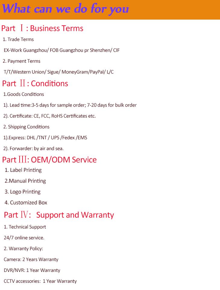 4CH 1080P Ahd Cvi Tvi Analog Cameras and Hybrid HVR Xvr NVR DVR IP Video Recorder DIY Home Security System Kits