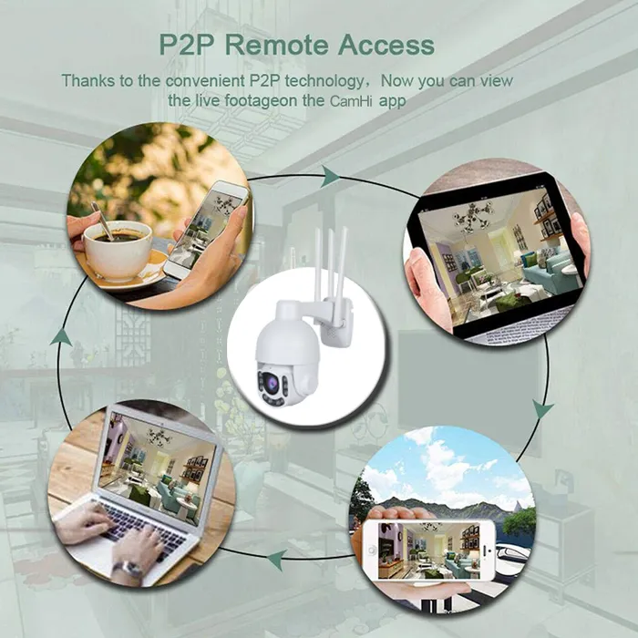 4X 5MP 4G Starlight 2.5 Inch WiFi IP Speed Dome Camera