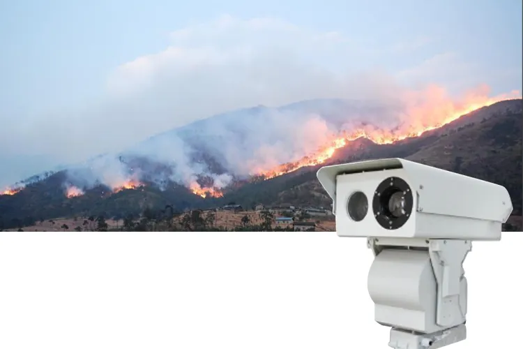Best HD Outdoor Long Range 360 Thermal Infrared Security Camera for Forest Fire Detector