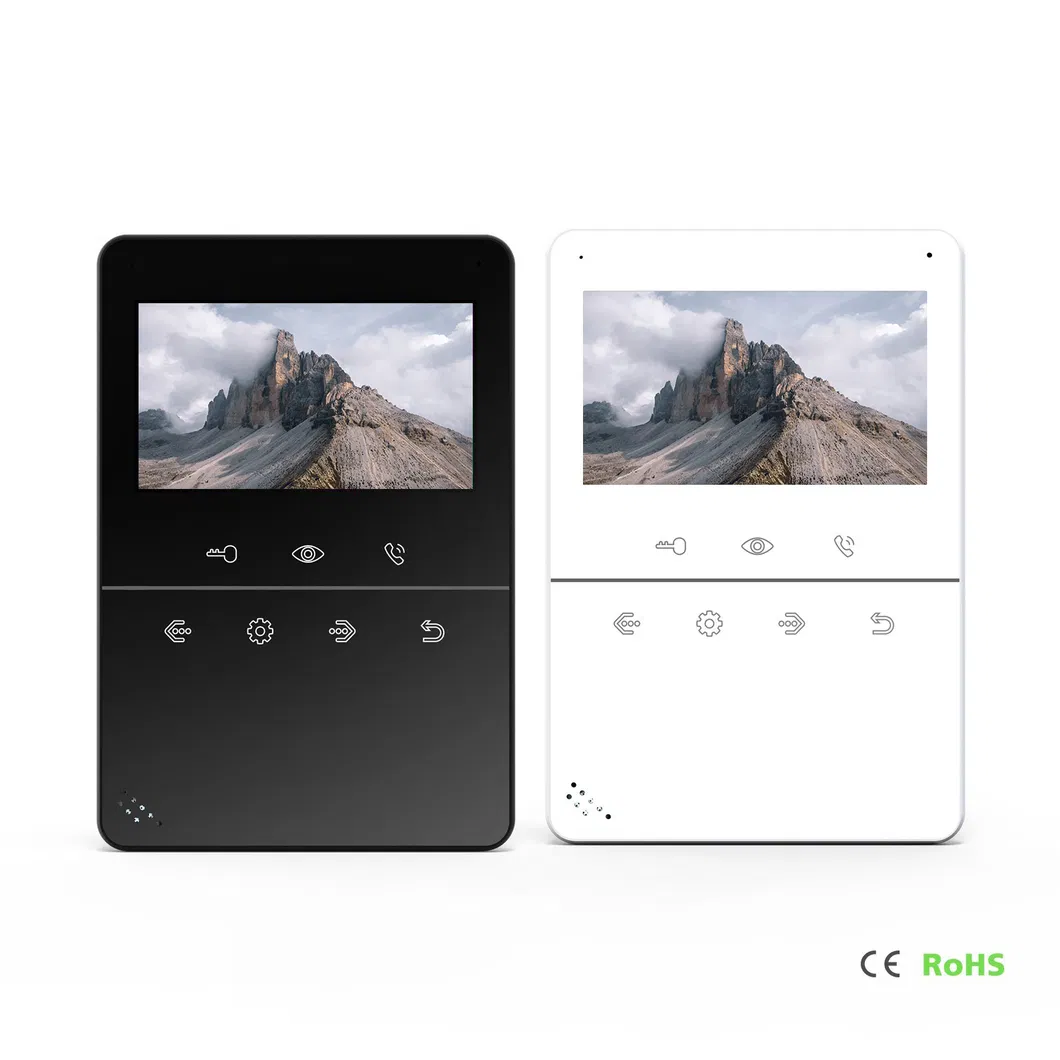 Doorbell Home Security 4.3" Video Door Phone Memory Interphone
