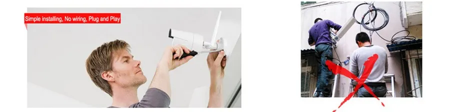 HD 4CH WiFi CCTV Surveillance System Kit with 4PCS Waterproof IR IP Camera All-in-One NVR Built in 11 Inches Display 720p 1080P 3.0MP Optional