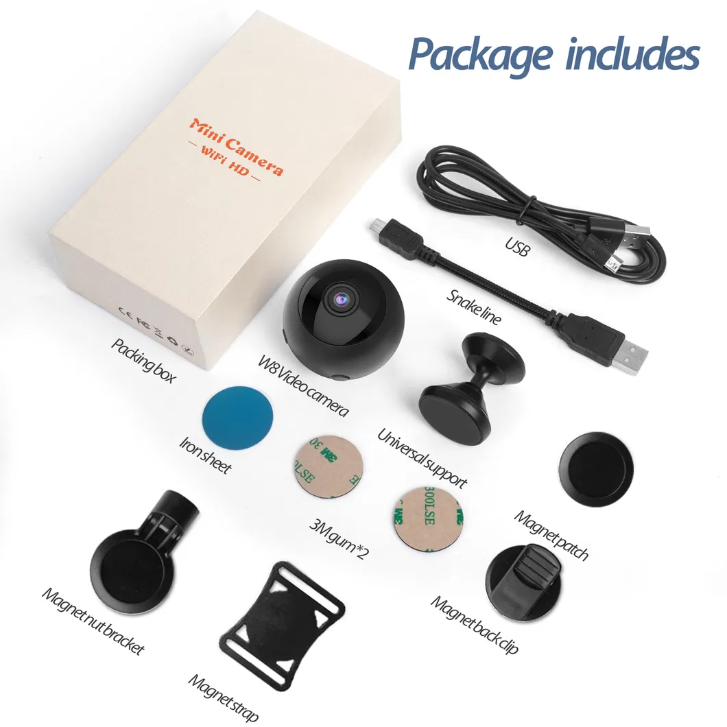 Micro WiFi IP Camera HD 1080P Mini Camera Wireless Video Recorder Security Digital Cam Motion Detection Hidden Camcorder