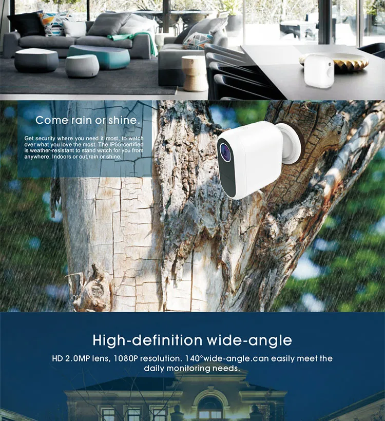 New Trending Products 1080P Battery Power IP Camera WiFi Wireless Security Camera CCTV