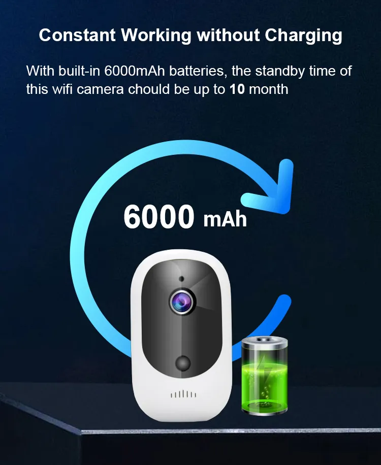 PIR Detection Digital Network 2MP Wireless Video Camera for Distributor
