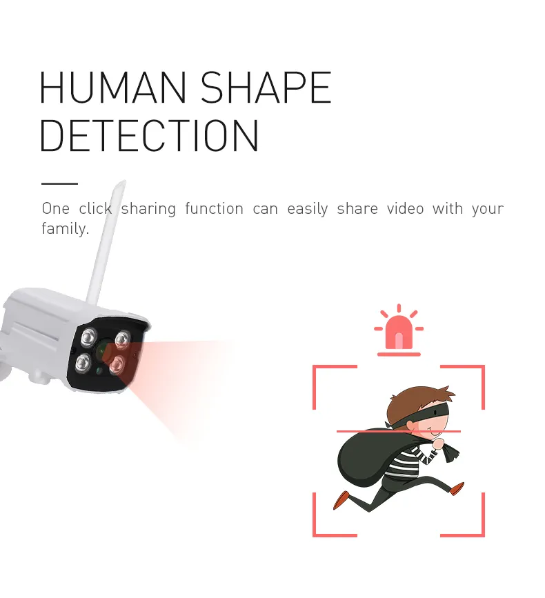 Pre-Install CCTV Recorder NVR 4CH 1080P Home Security Wireless WiFi Camera
