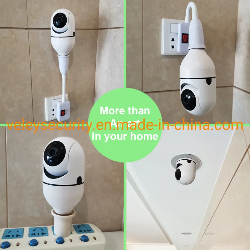 Promotion 2inch E27 Lamp Bulb Camera CCTV Bulb CCTV Camera Dual Light USD21 Tuya APP