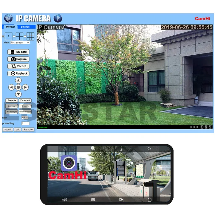 Security 20X Zoom 4G Network 5MP 500m Laser IP66 Outdoor Network Vehicle IP PTZ Camera